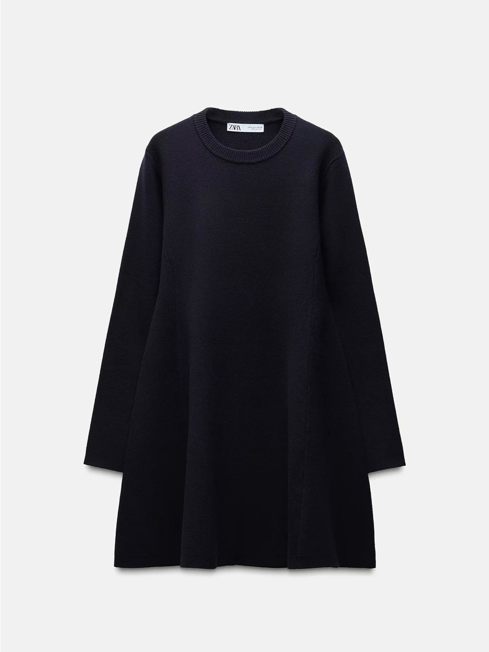 ZARA Crewneck A-Line Knit Sweater